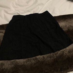 Brandy Melville Black “suede” mini skirt